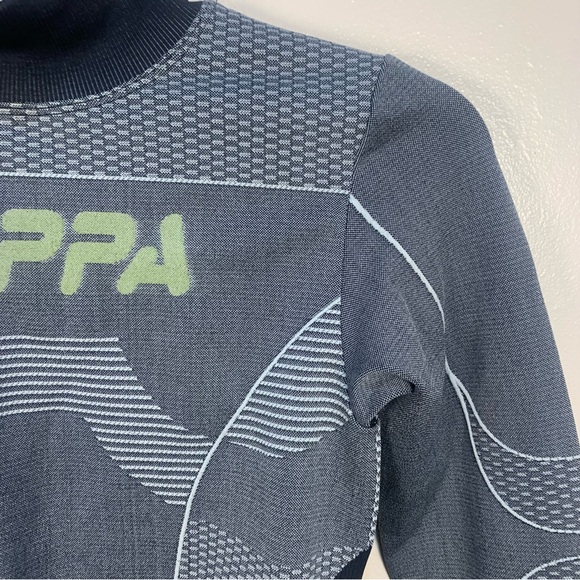 Kappa Authentic Jaworzno Long Sleeve Knit Top Smoke Gray - Picture 4 of 10